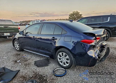 2025 Toyota Corolla Le from USA, damaged, VIN 5YFB4MDE6SP341034